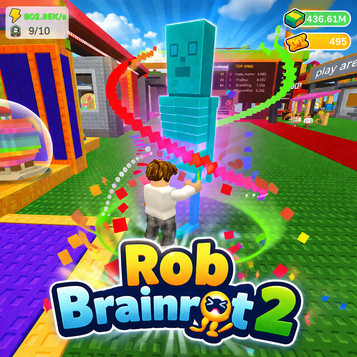 Rob Brainrot 2: Power Spin